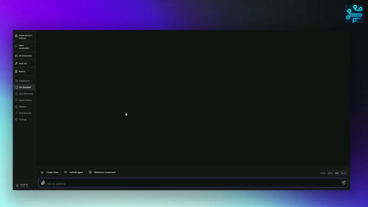 Demo preview showing automated report generation
